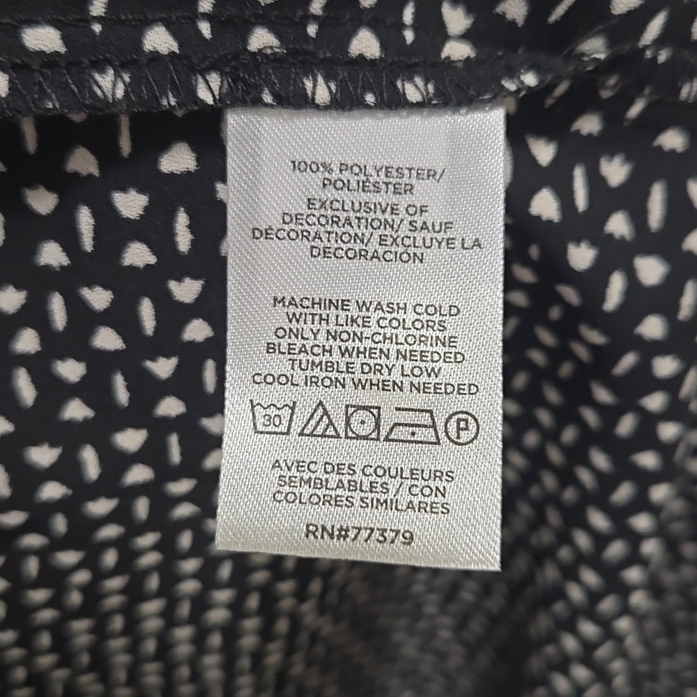 Ann Taylor Top Black Size M - Picture 7 of 7